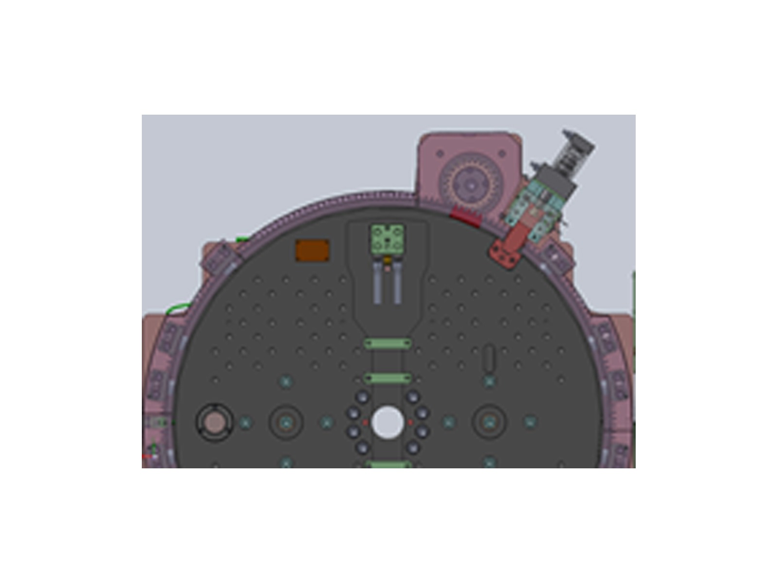 可调齿隙转盘精密定位技术