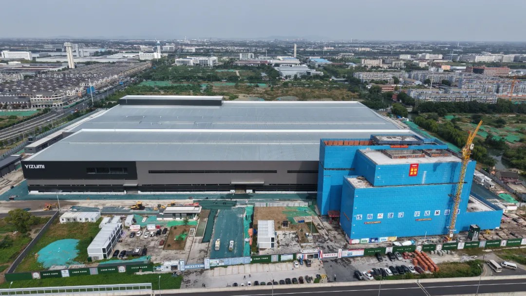 k8凯发(中国)天生赢家·一触即发华东基地（一期）封顶：双核战略格局全面成型,赋能区域智造新未来